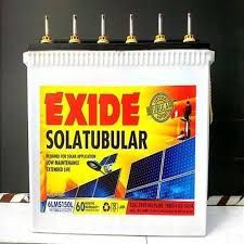 100 Ah Exide Solar Tubular Battery