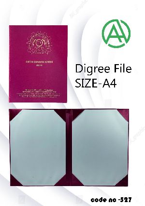 A4 Degree Certificate Folder