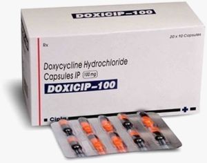 100mg Doxycycline Hydrochloride Capsules