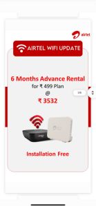 40 mbps 6 month airtel broadband new connection