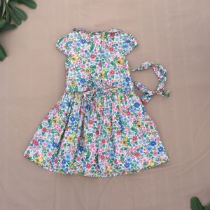 Girls Printed Cotton Frock