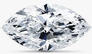 Marquise Cut Lab Grown CVD Diamond Stone