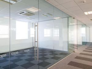 Frameless Glass Partition