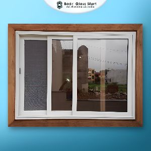 Badri Glass Mart Aluminium Domal 3-Track Sliding Windows