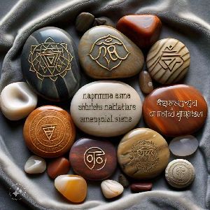 Healing Crystals Mantra Stone