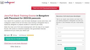 Full stack java Training Course