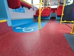 Safety Flooring for Train & Bus