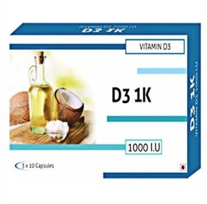 D31K (Vitamin D3 1000 IU) Capsules