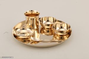 Brass Thali Set