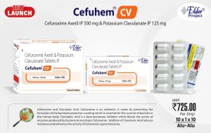 Cefuroxime axetile ip 500mg+ Calvulanate 125mg