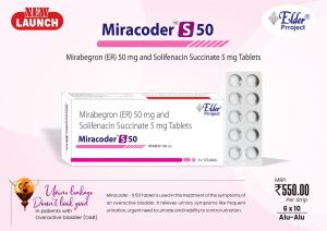 Mirabegron(ER)50mg + Solifenacin Succinate 5mg tab