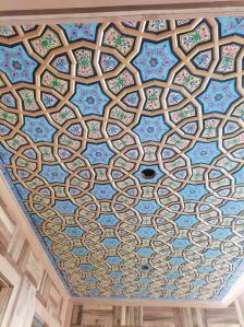 Carved Wooden Ceiling Panel