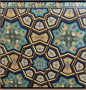 Carved Wooden Ceiling Panel