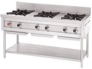 Three Burner Indian Cooking Range