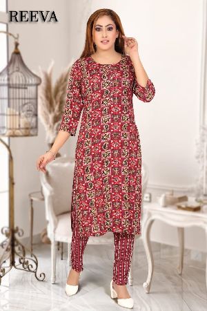 Cotton Kurti Pant Set