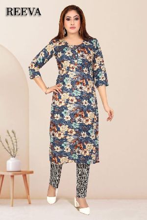 Cotton Kurti Pant Set