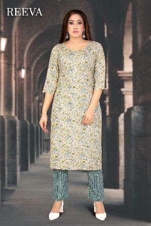 Cotton Kurti Pant Set