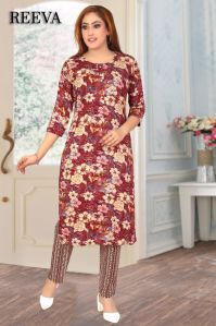 Cotton Kurti Pant Set