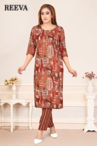 Cotton Kurti Pant Set