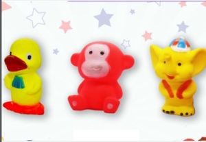 3pcs Animal Chuchu Baby Bath Toy