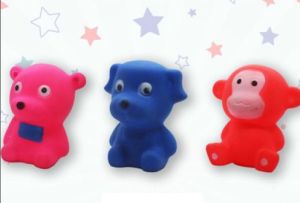 3pcs Animal Chuchu Baby Bath Toy