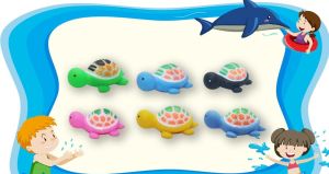 swimming turtle bath toy