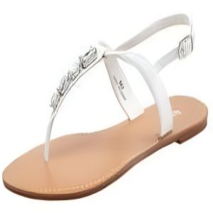 Ladies Leather Flat Sandals