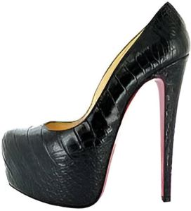 Ladies Leather High Heel Shoes