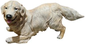 LEABRA DOG POLYRESIN STATUE 5 INCHS