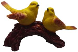 POLYRESIN BIRDS STATUE