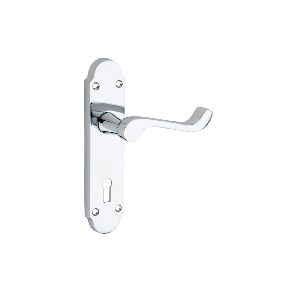 Mortice Zinc Handle On Zinc Backplate - VZZB-001