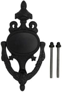 Atticus Black Antique Iron Door Knocker