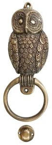 Owl Ring Antique Iron Door Knocker