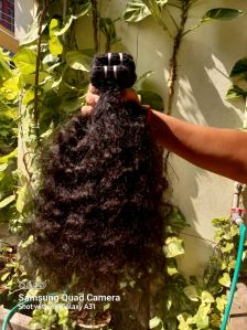 HIGH QUALITY CURLY INDIAN HUMAN HAIR