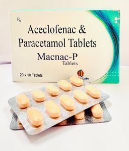 ACECLOFENAC 100 MG +PARACETAMOL 325 MG TAB