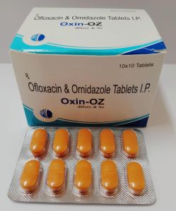 OFLOXACIN 200 MG + ORNIDAZOLE 500 MG