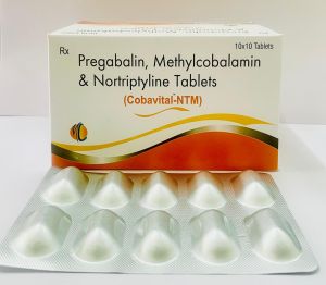 Pregabalin 75 MG +Nortriptyline 10MG + Methylcobalamin 1500mcg