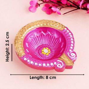 Clay Diya Set