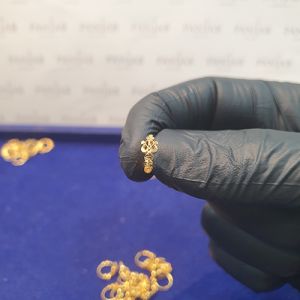 Gold Plaster Nose Pin