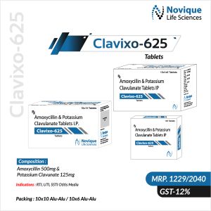 Amoxicillin Potassium Clavulanate 625 Mg Tablets