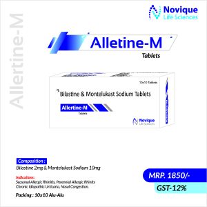 Bilastine 20 Mg Montelukast 10 Mg Tablets