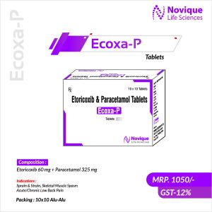 Etoricoxib 60 Mg + Paracetamol 325 Mg