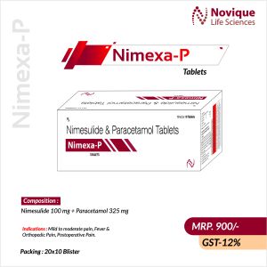 Nimesulide 100 mg + Paracetamol 325 mg Tablets