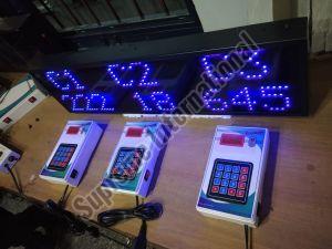 3 digit token display system