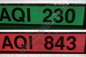 Automatic AQI Display Board