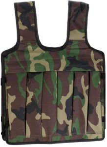 IRIS Fitness 12kg Weighted Vest Fixed Camouflage Military Jacket