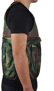 IRIS Fitness 12kg Weighted Vest Fixed Camouflage Military Jacket