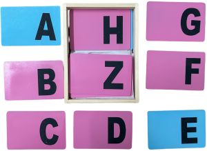 Sandpaper Uppercase Alphabet