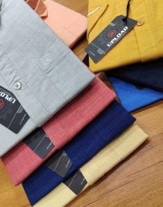 Mens Plain Half Sleeve Shirt