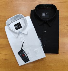 Mens Plain Cotton Shirt